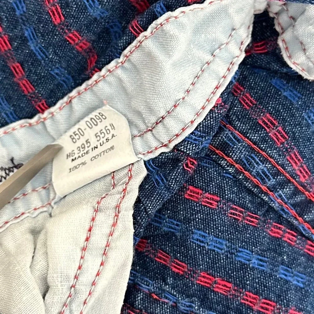Vintage 90's OshKosh B'gosh Vestback‎ Blue Denim Overalls 12 Month Baby Infant